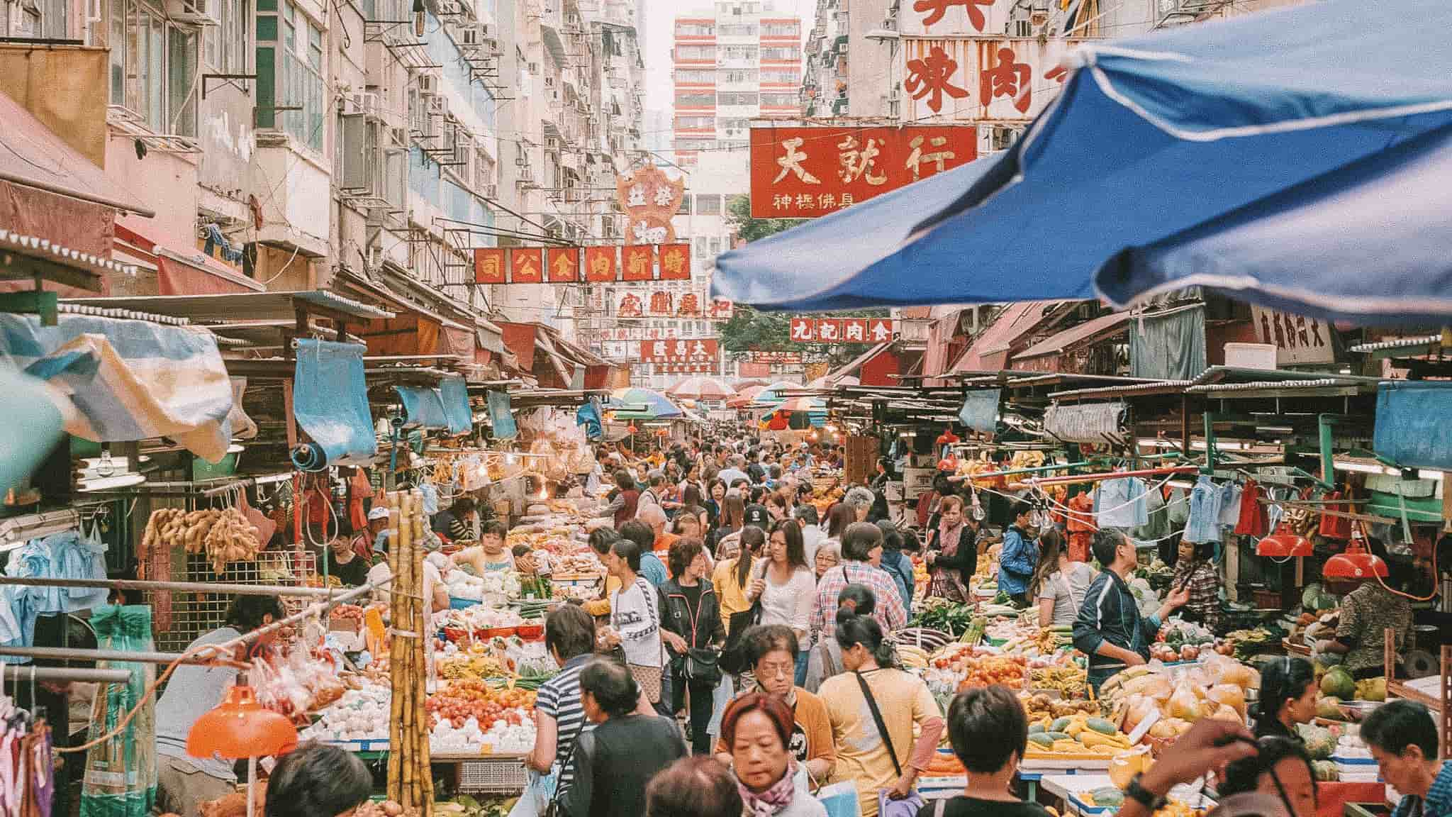 Best Markets in Hong Kong Food